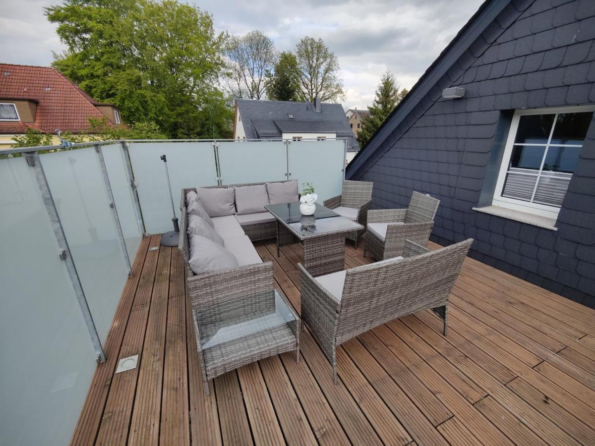 Ferienhaus Villa Adelsberg Mit Dachterrasse In Zentraler Lage Fuer Bis Zu 10 Personen Chemnitz Eksteriør bilde